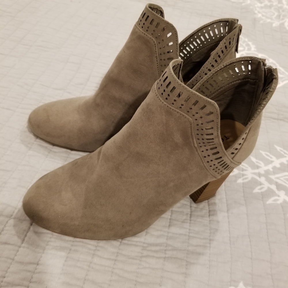 Faux Suede Booties